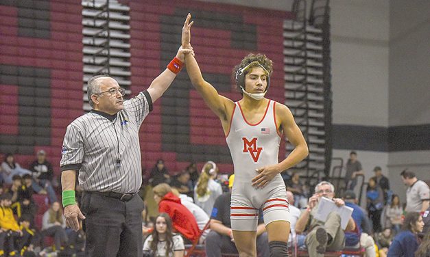 MV grappler earns outstanding wrestling award: Mustang boys place fifth