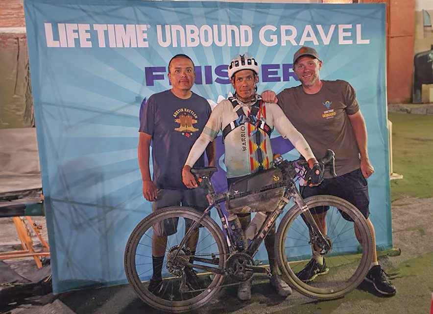 Native cycling buffs complete grueling race