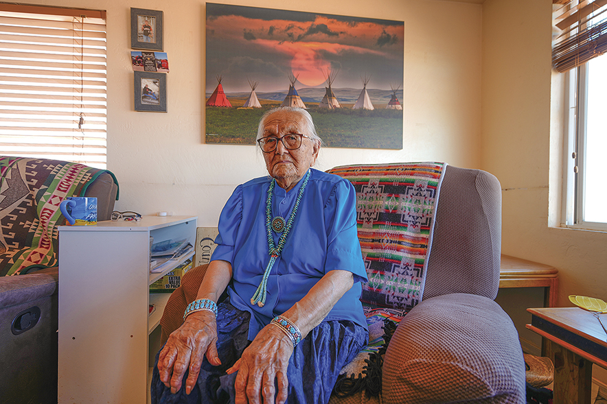 Bits’íís Nineez tests 99-year-old matriarch’s resilience: Pearl Begay: Bilagáana believe water belongs to them