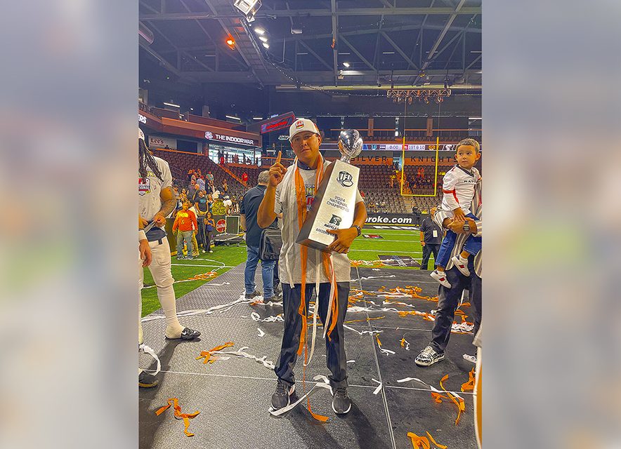 ‘The Rattler way’: Tuba City’s Maurice Brown becomes first Native American coach to win professional championship