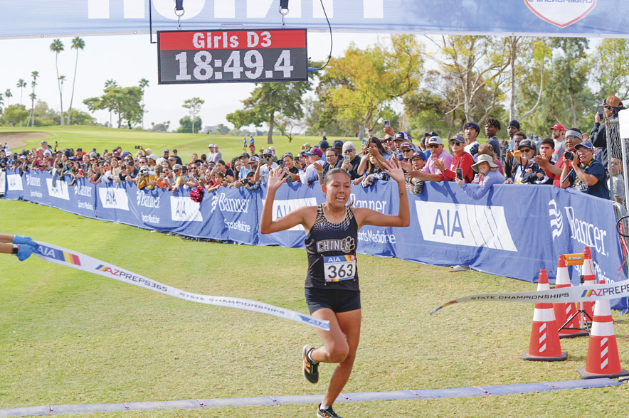 Page boys capture third straight state title: Chinle’s Janessa Segay wins individual crown