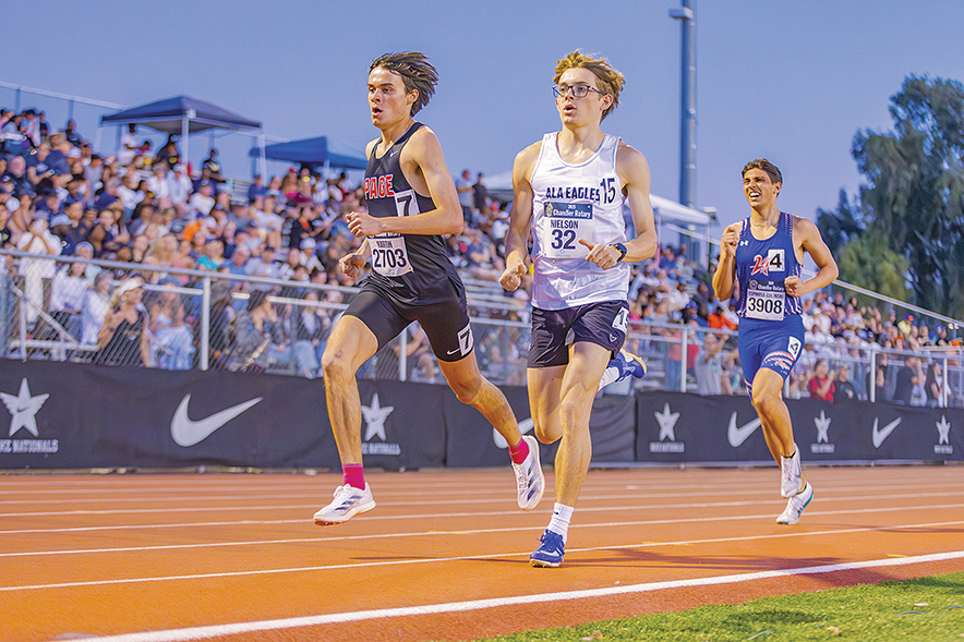 Page runners hit new PRs at Chandler meet Symond Martin wins gold in 3200, sets new school record