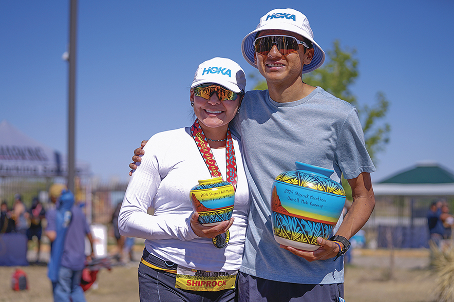 Kashon Harrison shatters Shiprock Marathon record