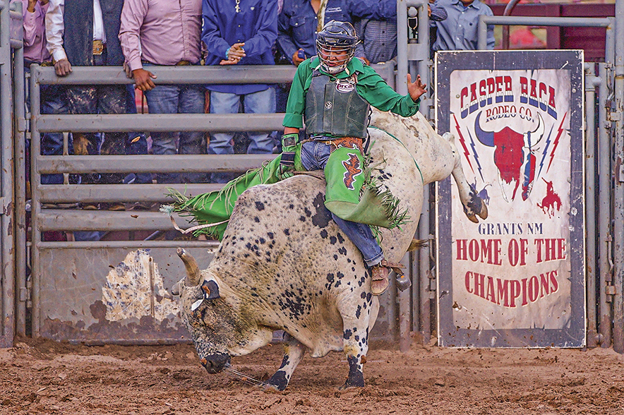Bull rider Wade Tuni is the biggest winner at Gallup rodeo