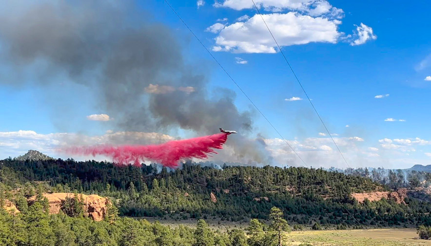 Bowl Canyon Fire near Asááyi’ Lake burns 100 acres