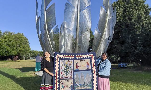 A rug, a memory, a Nation: Navajo & Hopi Families COVID-19 Relief Fund honors Irish friendship