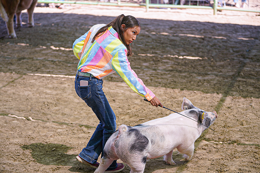 Upper Fruitland 4-Her impresses judge in round robin competition