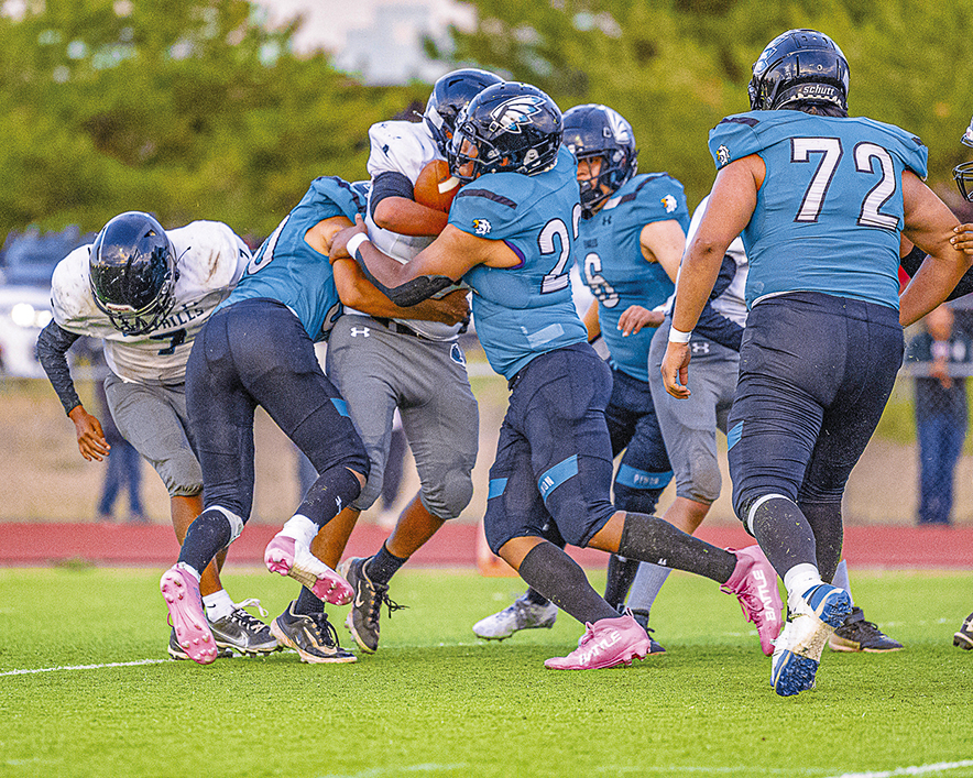 Piñon football serves up win – and roast mutton