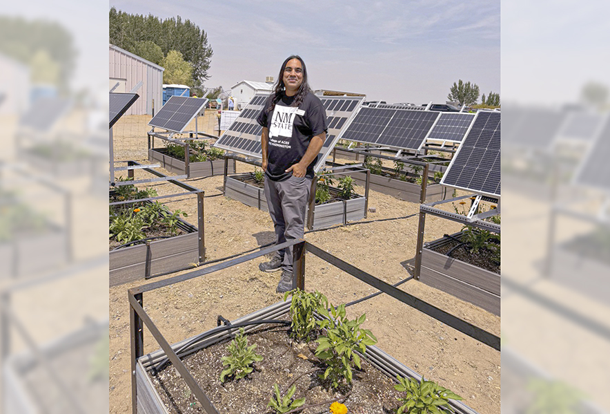Navajo agrivoltaics takes shape