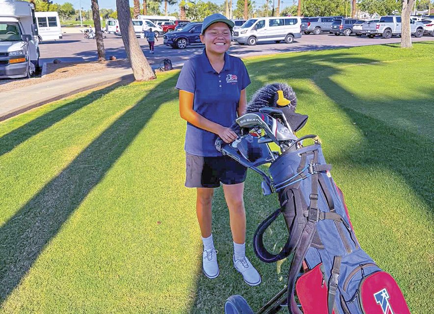 Diné golfer Myra Yazzie looking to qualify for state