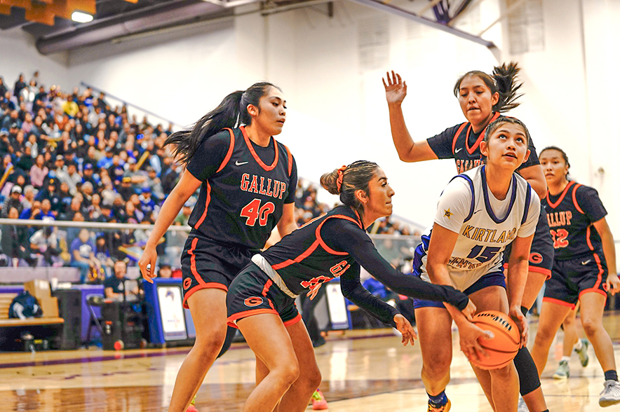 Top-ranked KC girls roll past No. 2 Gallup