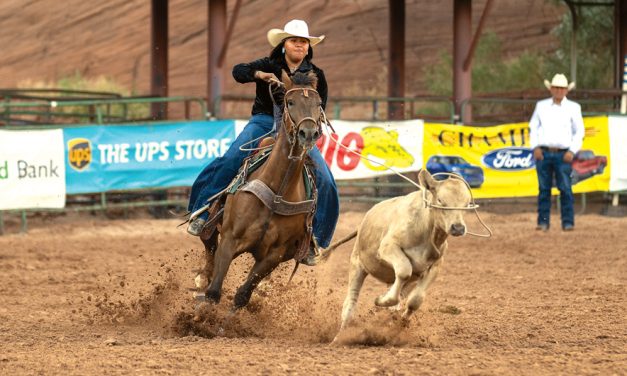 Sitting pretty: Diné breakaway roper Kadin Jodie moves up in the WPRA rankings