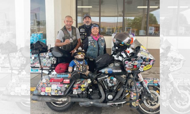 Teggy Bear rides for fallen warriors