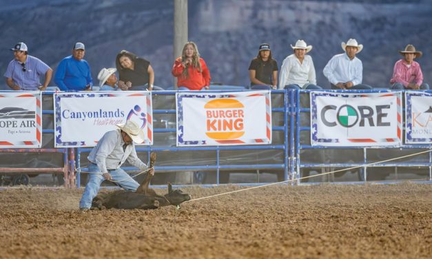 ‘Iron sharpens iron’: Crownpoint tie-down roper wins aggregate race despite facing pressure